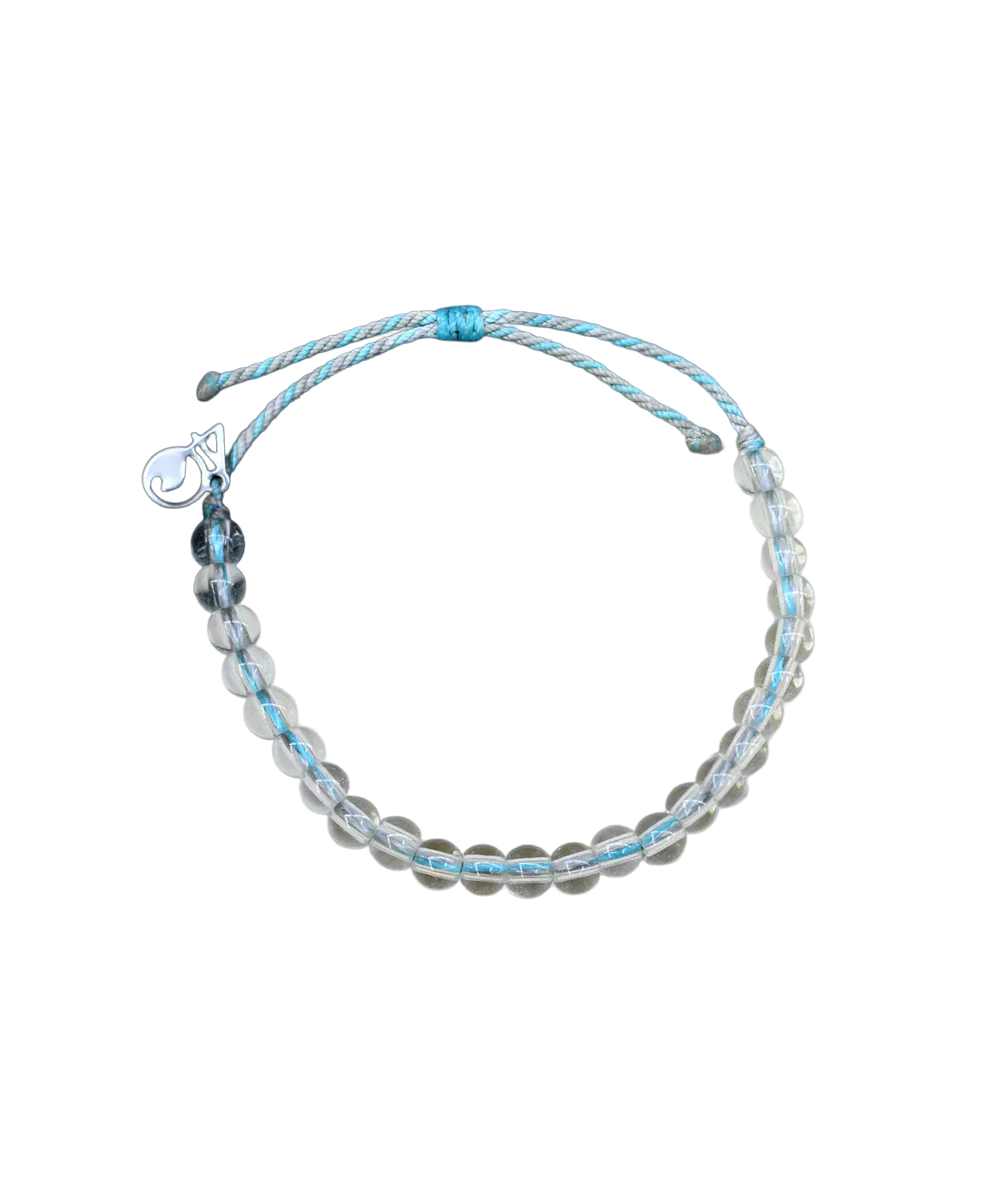 4Ocean Porpoises - Light Blue/White Bracelet