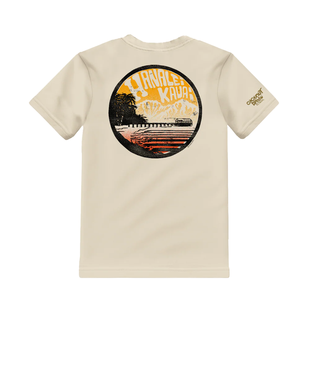 Hanalei Dream - Coconut Dyed Short Sleeve Crewneck T-Shirt