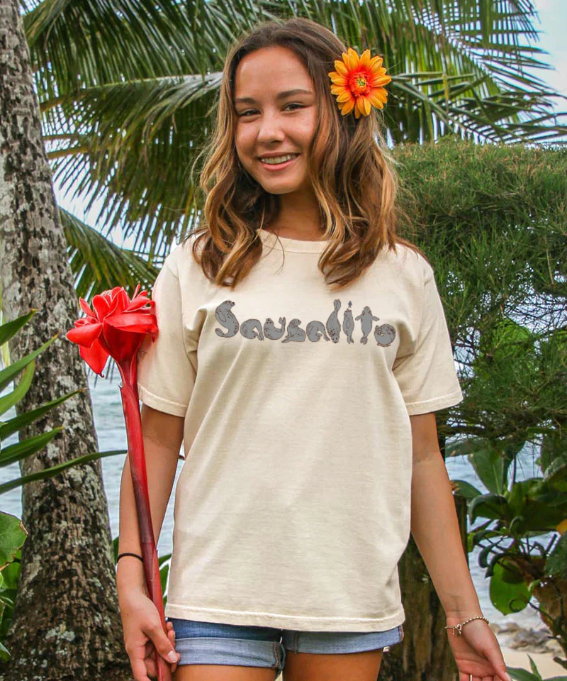 Sausalito Seals Sketch - Coconut Dyed Short Sleeve Crewneck T-Shirt - Image 2
