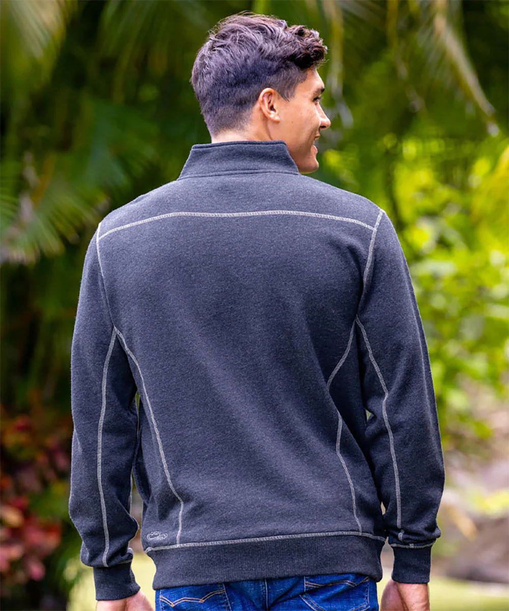 250 Years America - Charcoal/Heather Long Sleeve Mountain Peak Pullover - Image 3