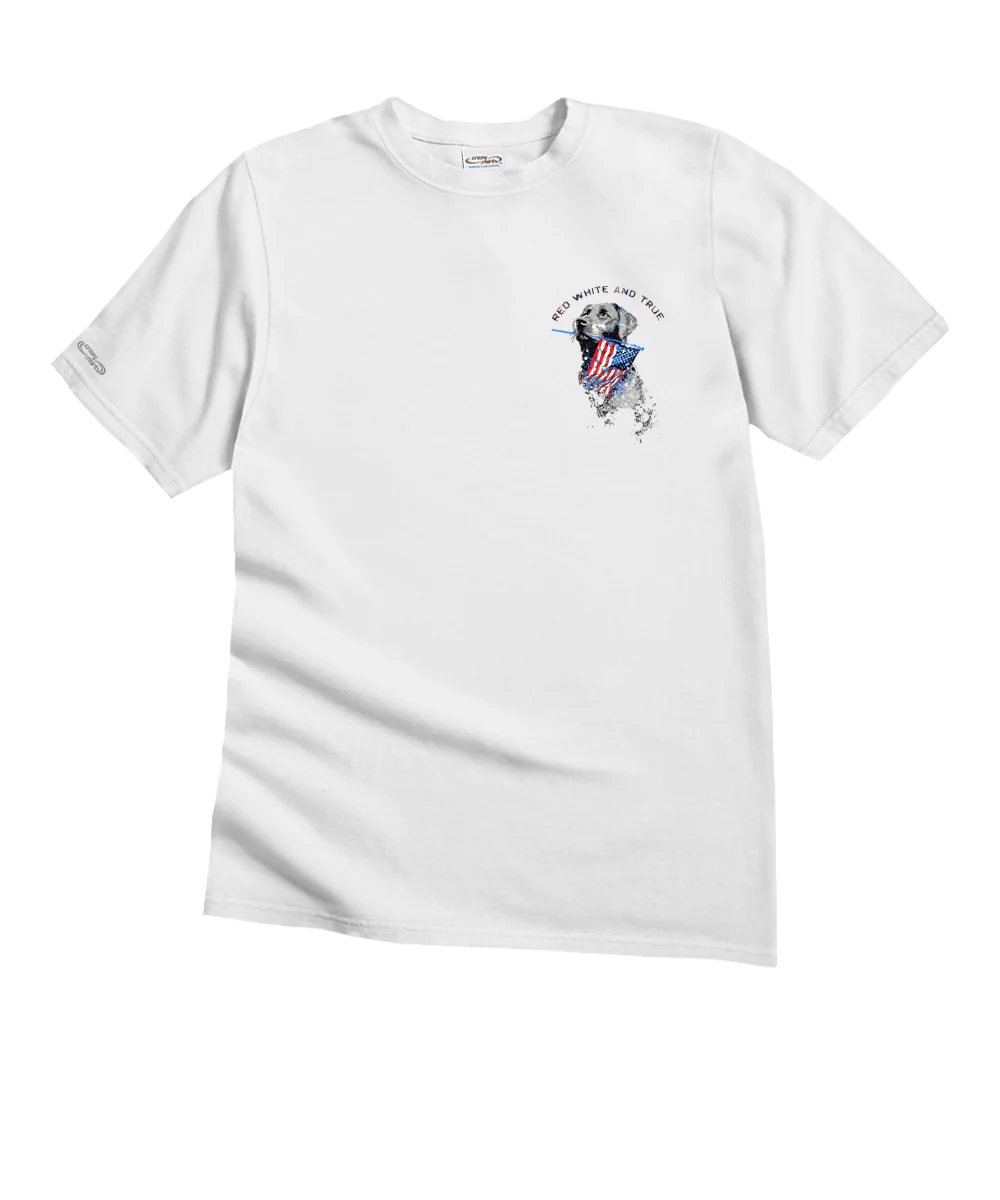 250 Years Red White And True Limited Release - White Short Sleeve Crewneck T-Shirt - Image 4