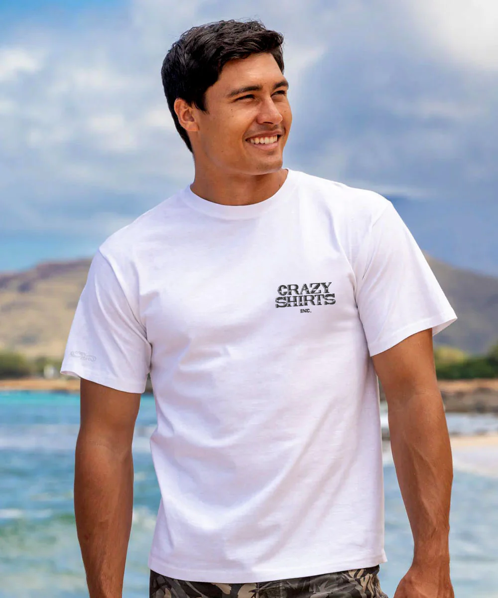 70s Logo - White Short Sleeve Crewneck T-Shirt - Image 3