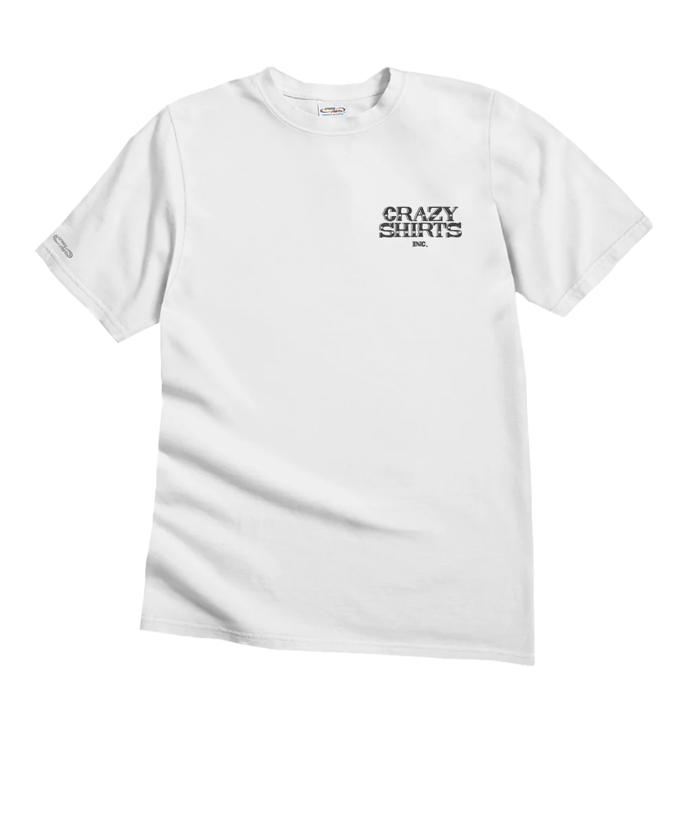 70s Logo - White Short Sleeve Crewneck T-Shirt - Image 4