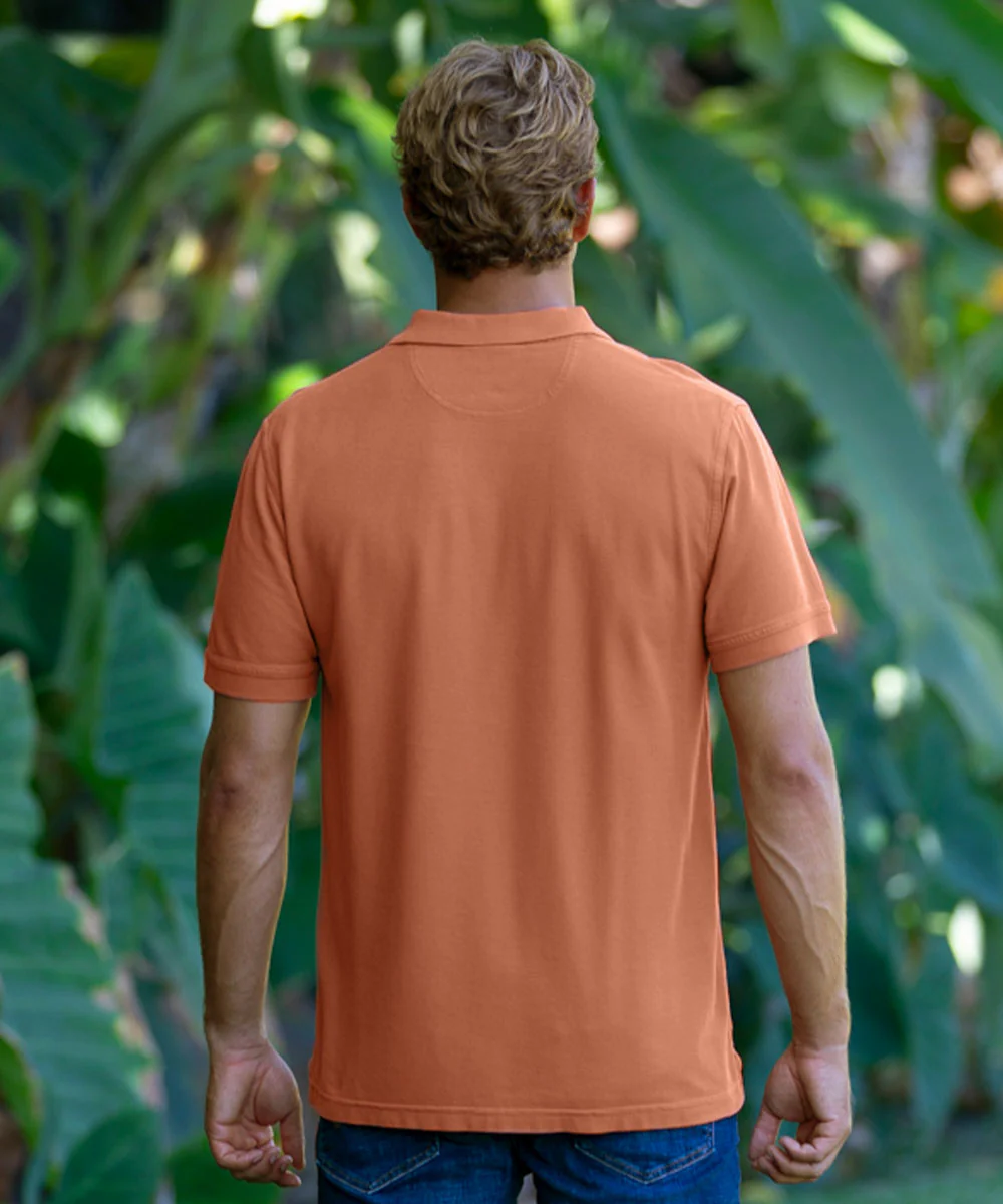Ali'i Paddles - Chile Dyed Short Sleeve Oceanfront Polo Shirt - Image 3