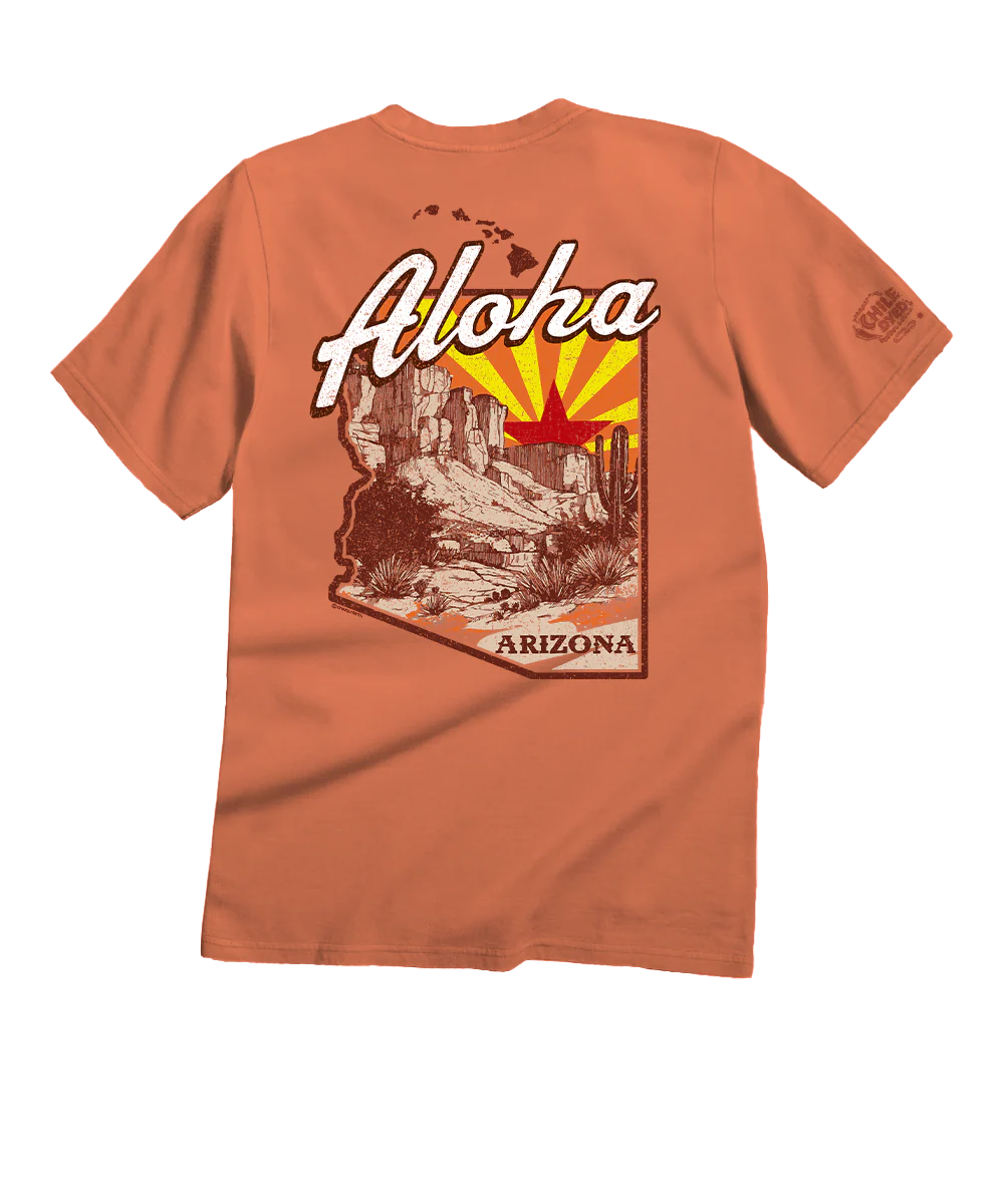 Aloha Arizona - Chile Dyed Short Sleeve Crewneck T-Shirt