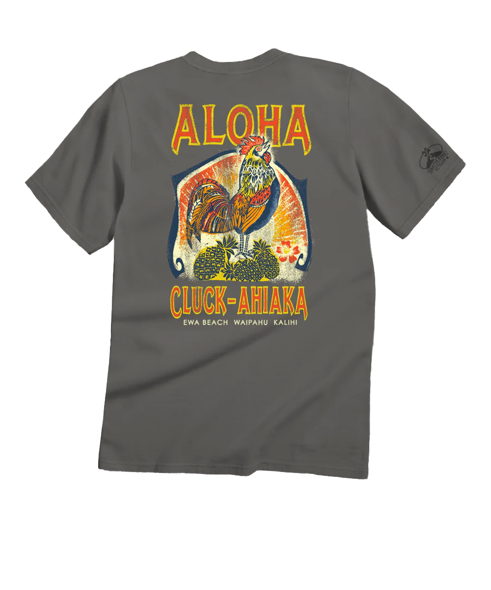 Aloha Cluck Ahiaka - Crater Dyed® Short Sleeve Crewneck T-Shirt