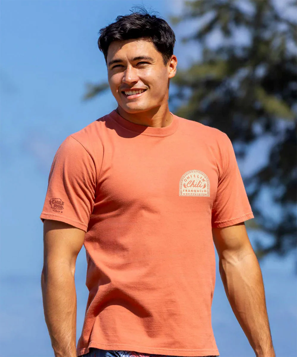 Chilin - Chile Dyed Short Sleeve Crewneck T-Shirt - Image 3