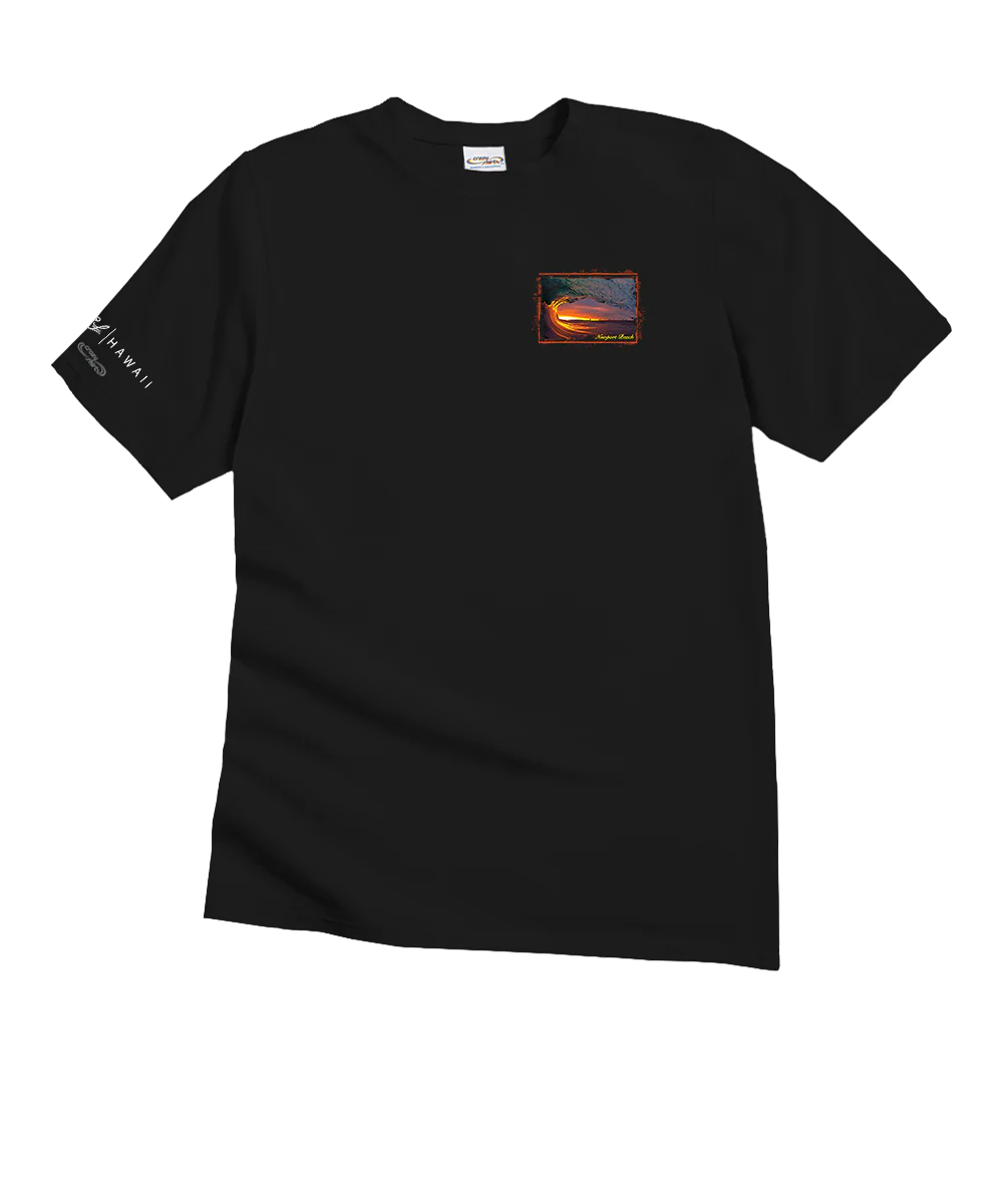 Clark Little Chariots Of Fire - Black Short Sleeve Crewneck T-Shirt - Image 4