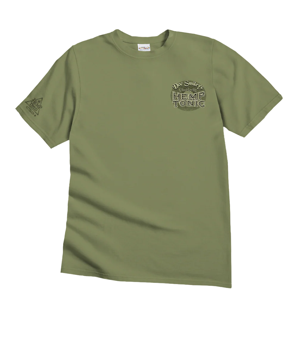 Doc Smileys - Hemp Dyed Short Sleeve Crewneck T-Shirt - Image 4