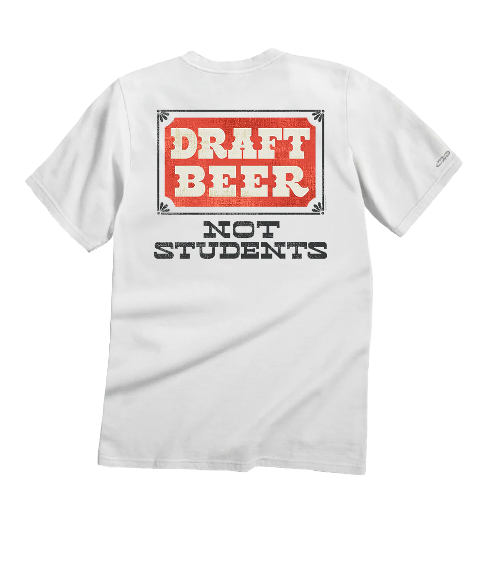 Draft Beer - White Short Sleeve Crewneck T-Shirt