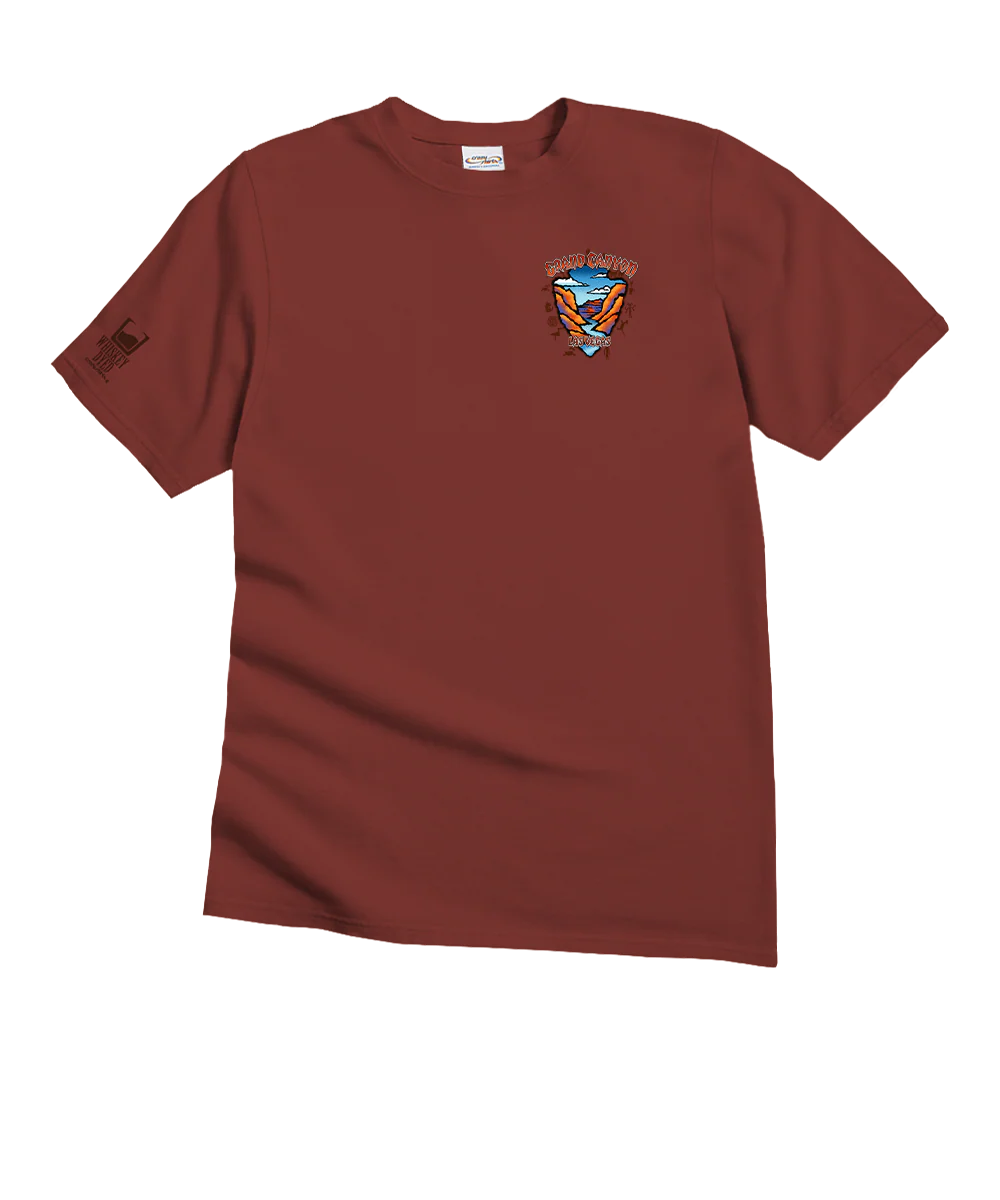 Grand Canyon - Whiskey Dyed Short Sleeve Crewneck T-Shirt - Image 4