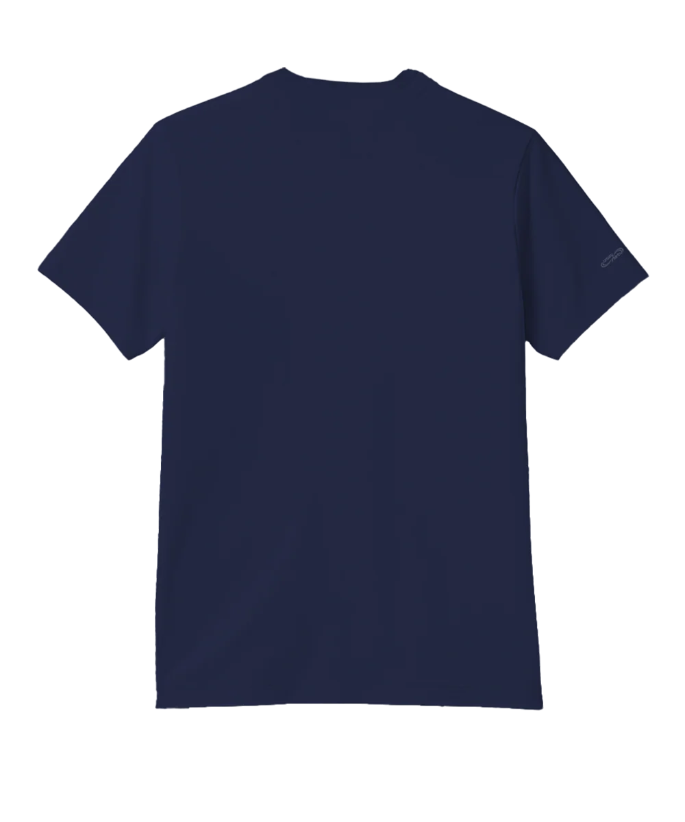 Grateful Dead Chill Ukulele - Indigo Short Sleeve Pima T-Shirt - Image 4