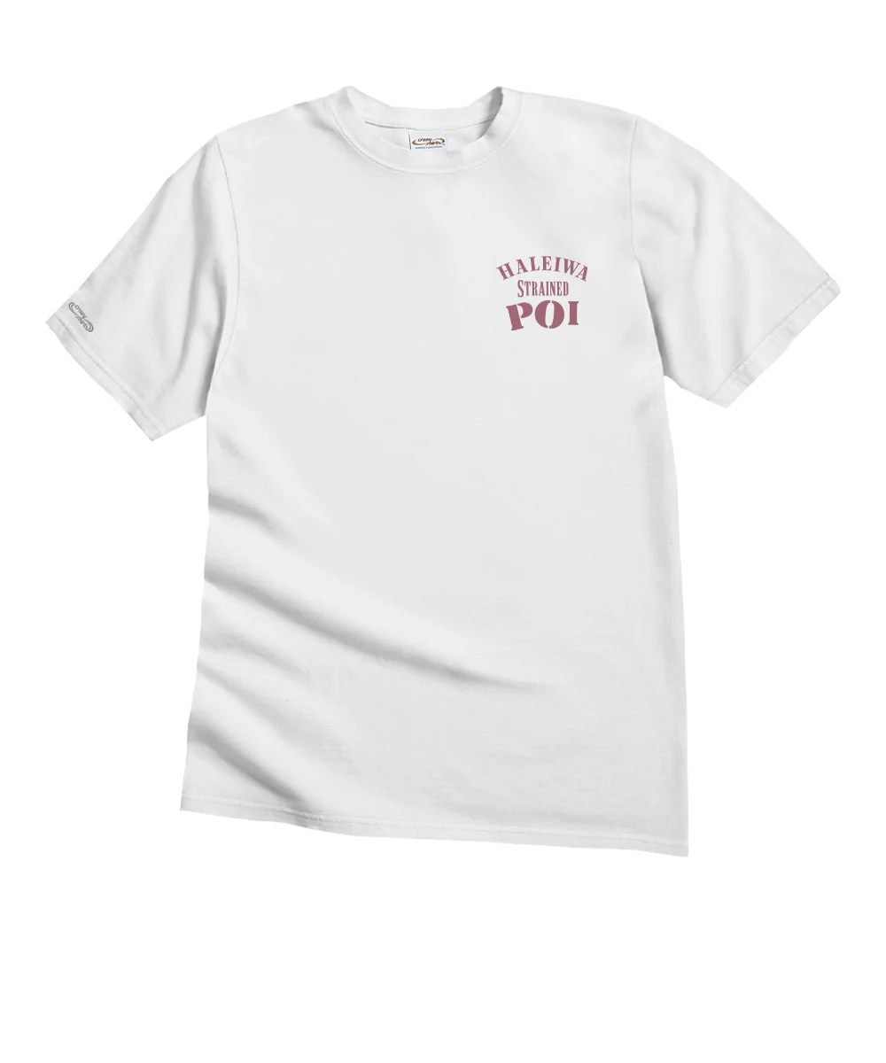 Haleiwa Poi - White Short Sleeve Crewneck T-Shirt - Image 4