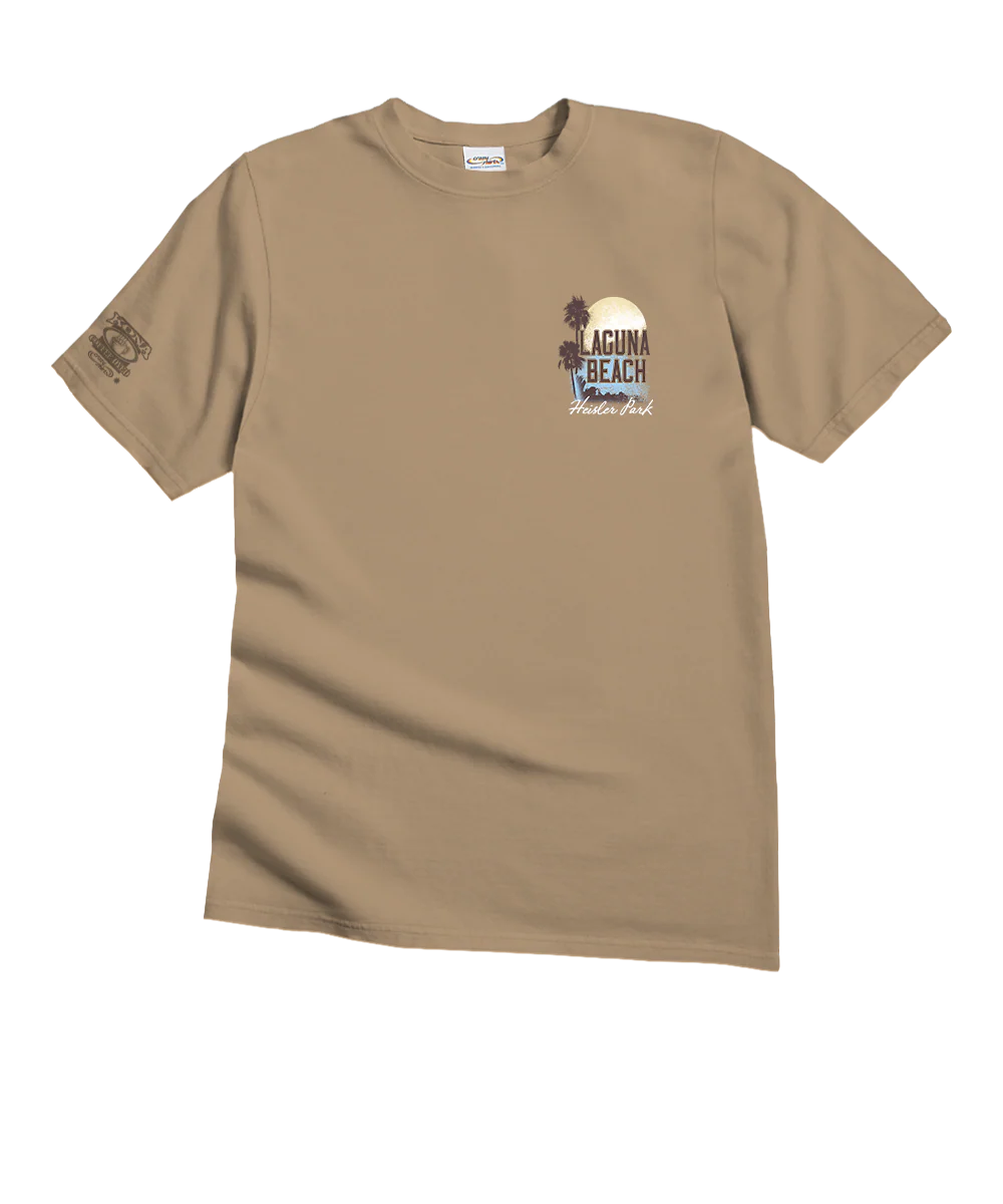 Heisler Park - Kona Coffee Dyed Short Sleeve Crewneck T-Shirt - Image 4