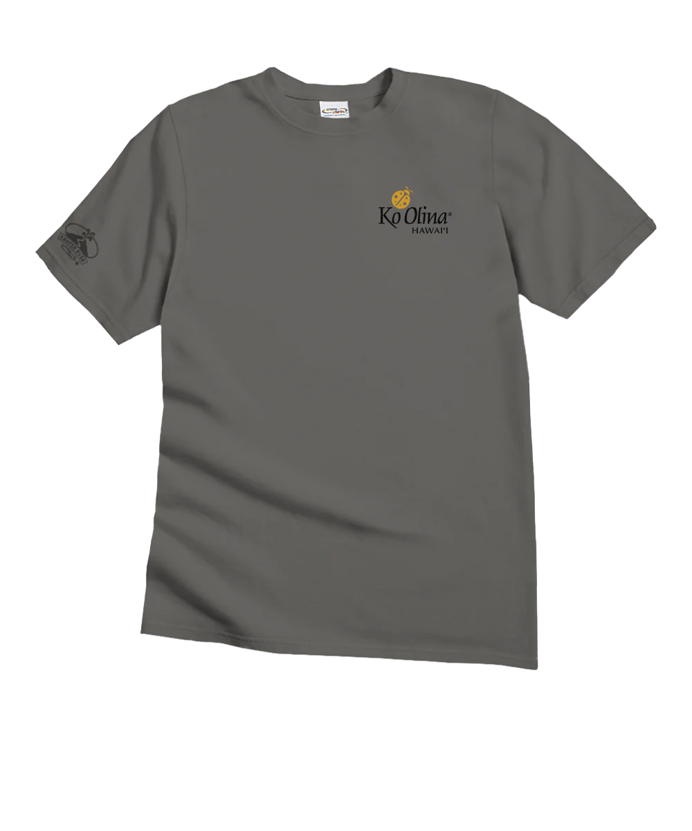 Ko Olina Hula Maiden - Crater Dyed® Short Sleeve Crewneck T-Shirt - Image 4