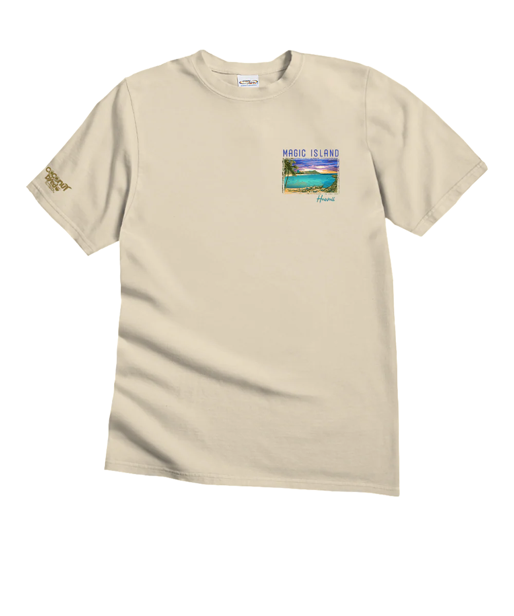 Magic Island - Coconut Dyed Short Sleeve Crewneck T-Shirt - Image 4