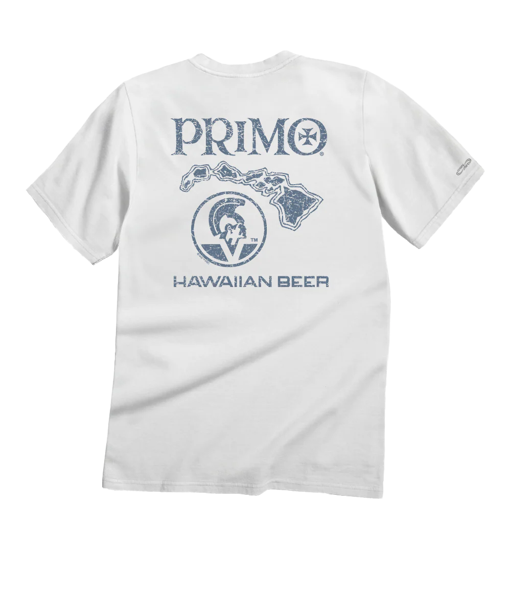 Pabst Primo Beer Vintage - White Short Sleeve Crewneck T-Shirt