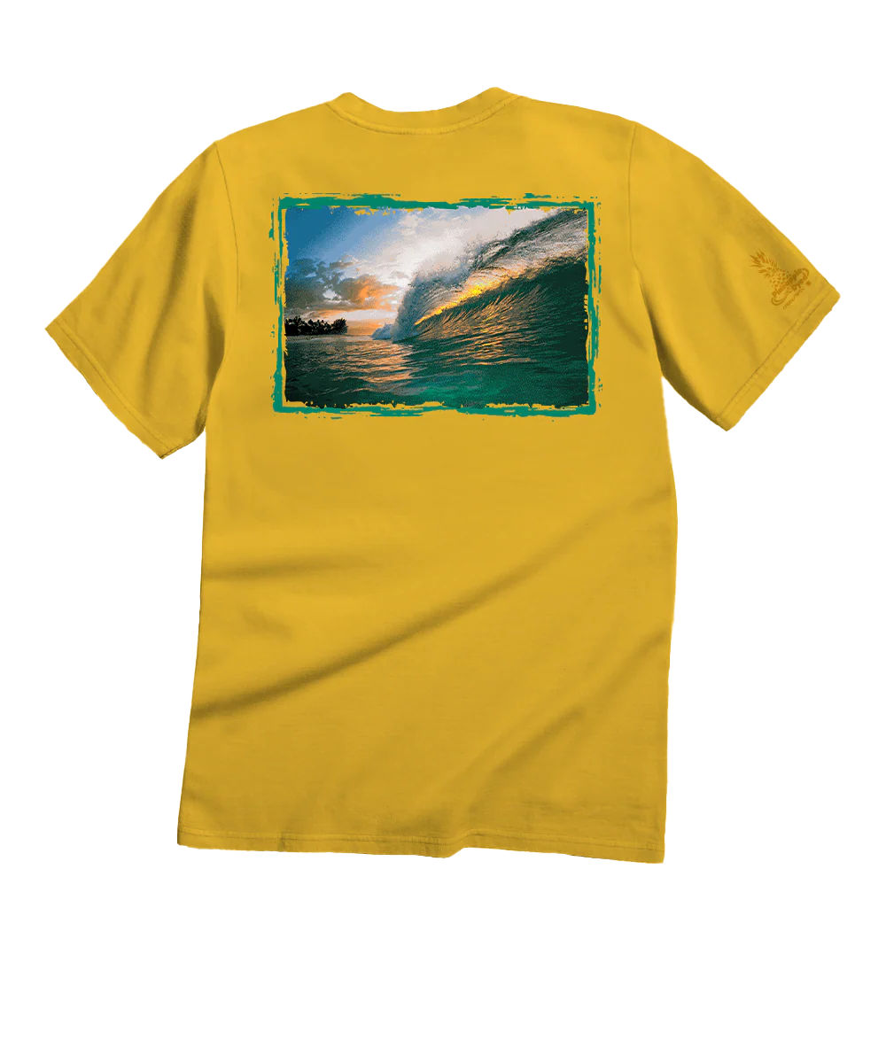 Clark Little Pineapple Express - Pineapple Dyed Short Sleeve Crewneck T-Shirt