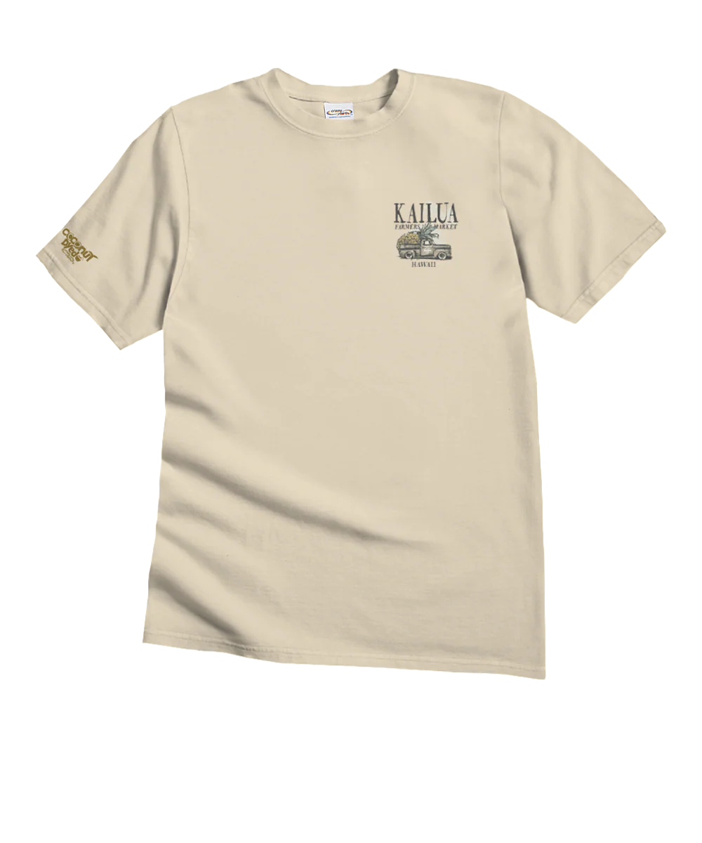 Pineapple Pickup - Coconut Dyed Short Sleeve Crewneck T-Shirt - Image 4