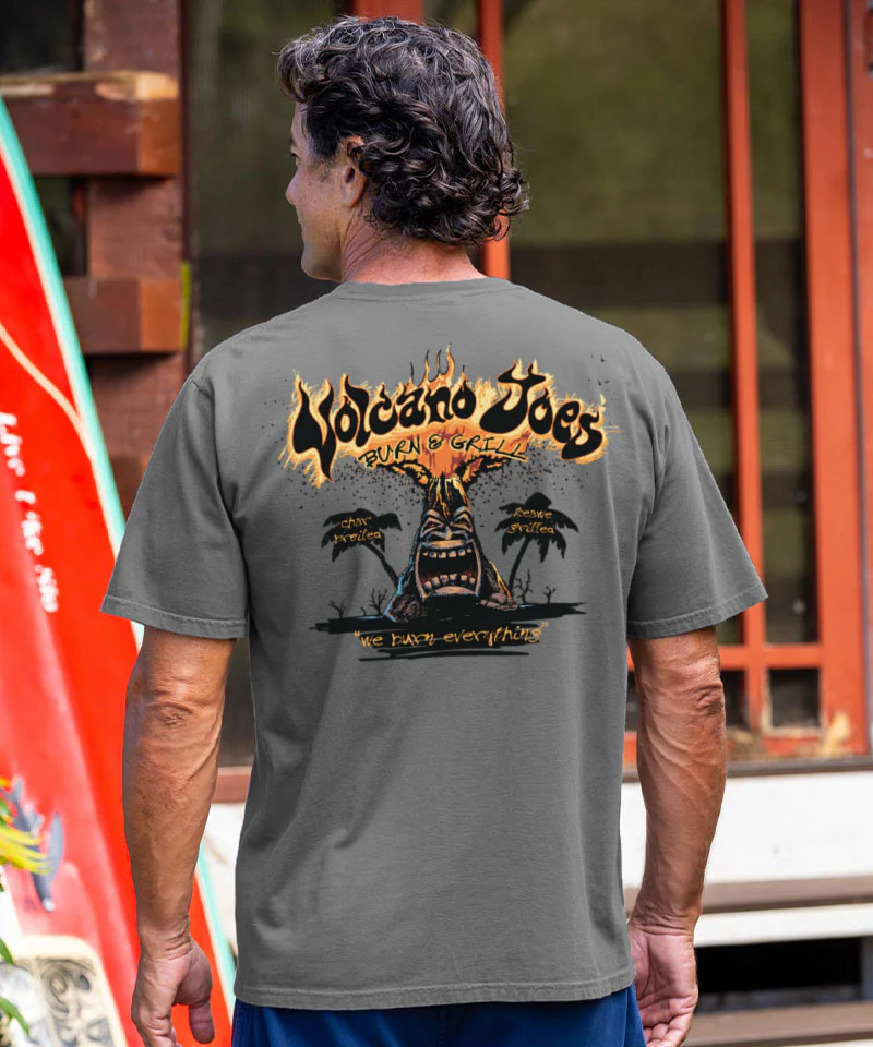 Volcano Joe's - Crater Dyed® Short Sleeve Crewneck T-Shirt - Image 2