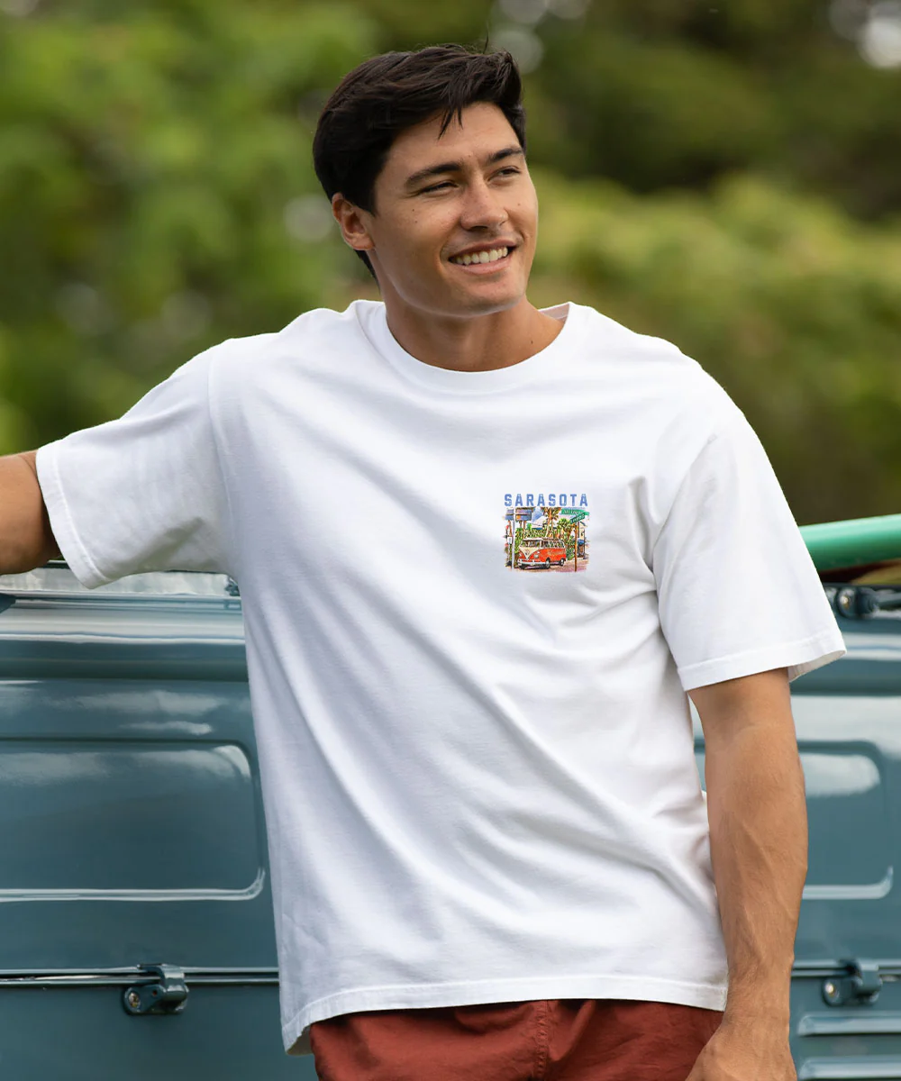 Volkswagen Armands Circle - White Short Sleeve Crewneck T-Shirt - Image 3