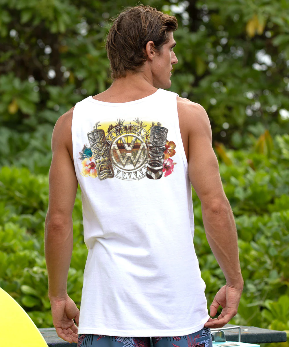 Volkswagen Join The Tribe - White Sleeveless Tank Top - Image 2