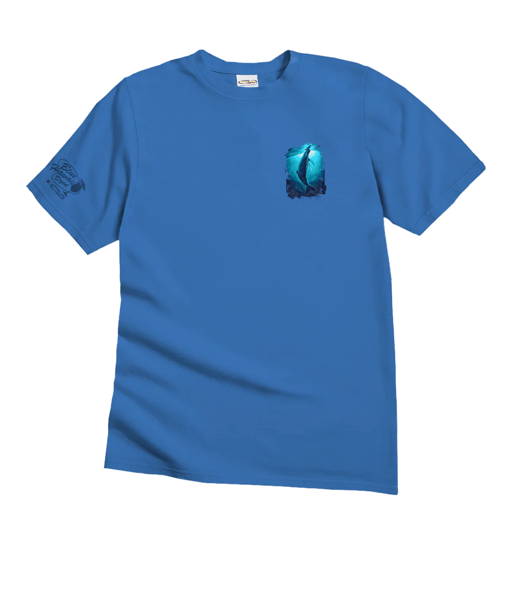 Wyland® First Breath - Blue Hawaii Dyed Short Sleeve Crewneck T-Shirt - Image 4