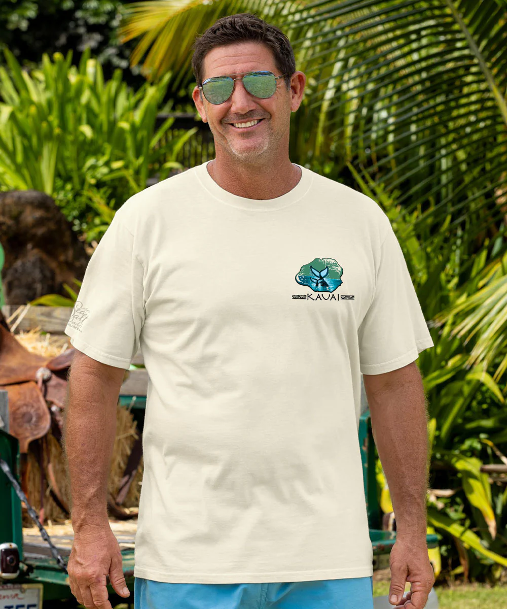 Wyland® Makua Reef - Sea Salt Dyed Short Sleeve Crewneck T-Shirt - Image 3