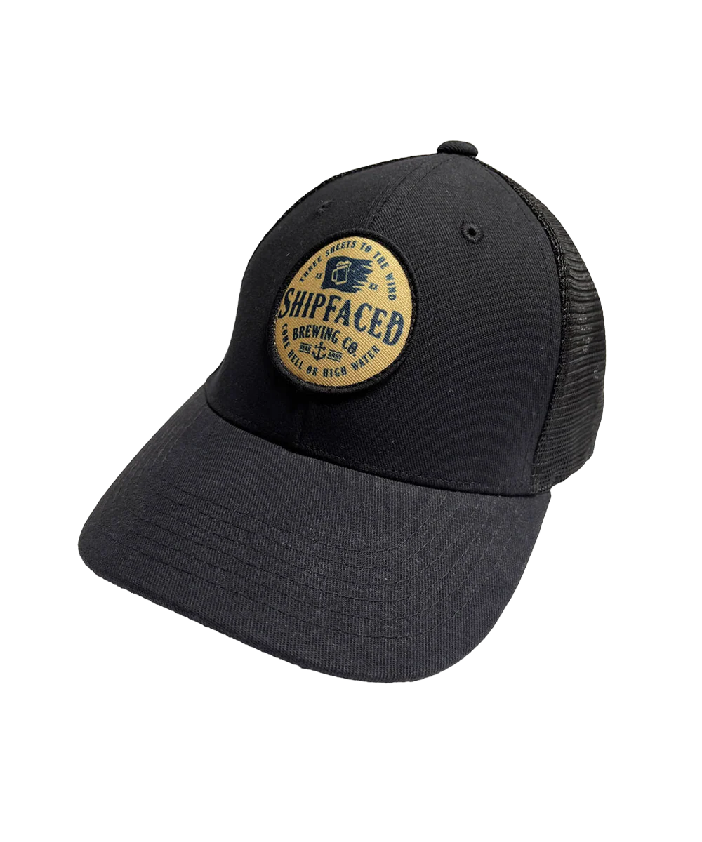 Shipfaced Brew - Black Bottle Opener Hat