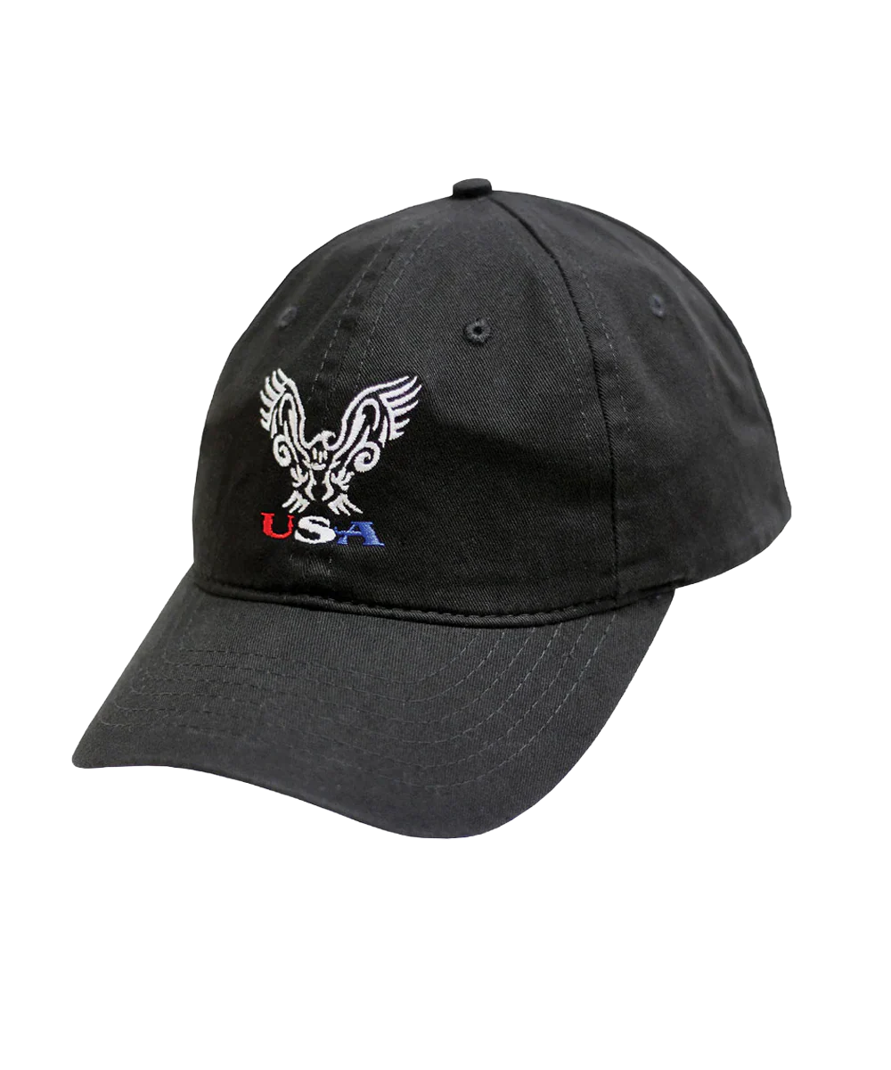 Tribal Eagle - Black Twill Hat