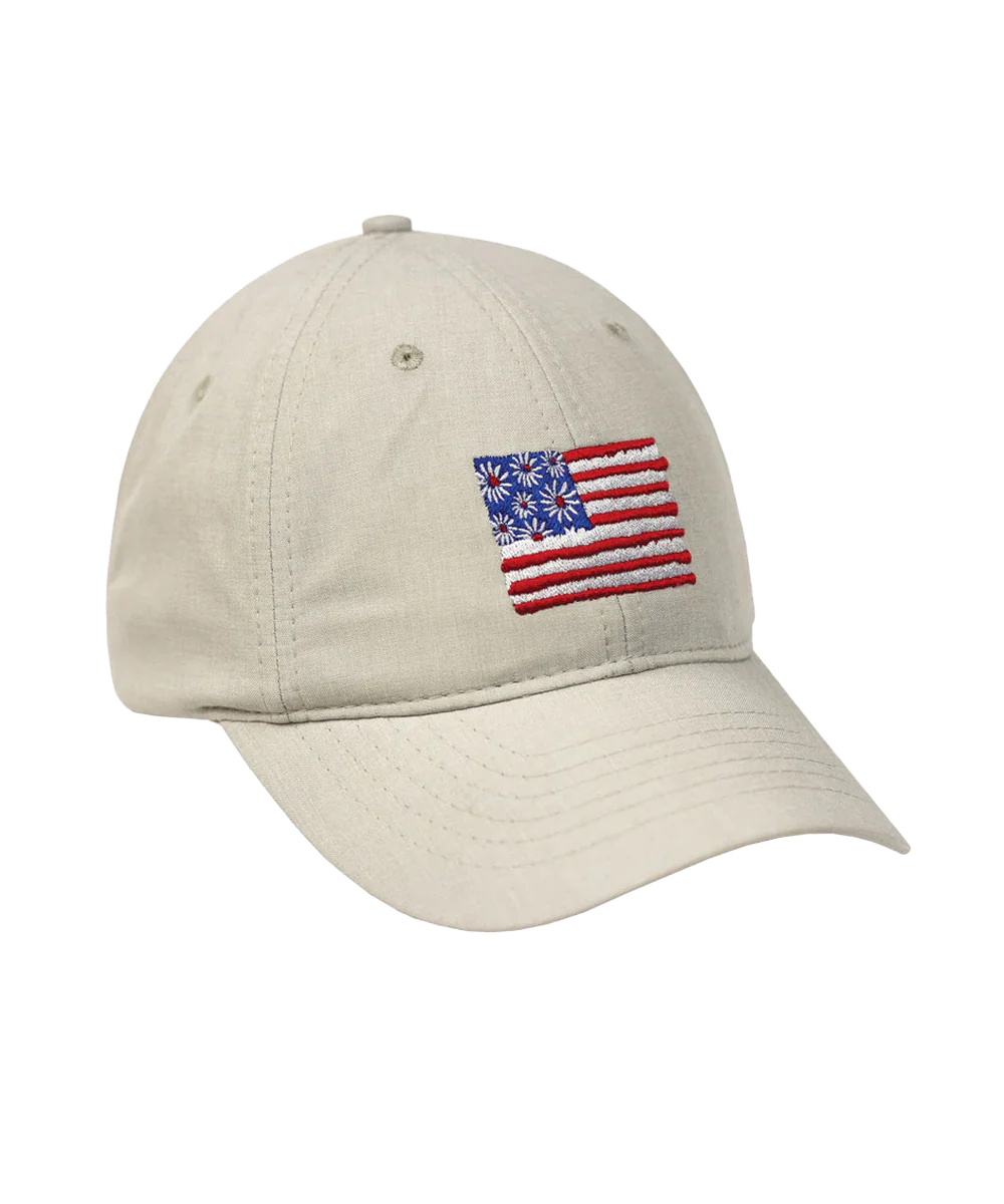 Daisy Flag - Stone Twill Hat
