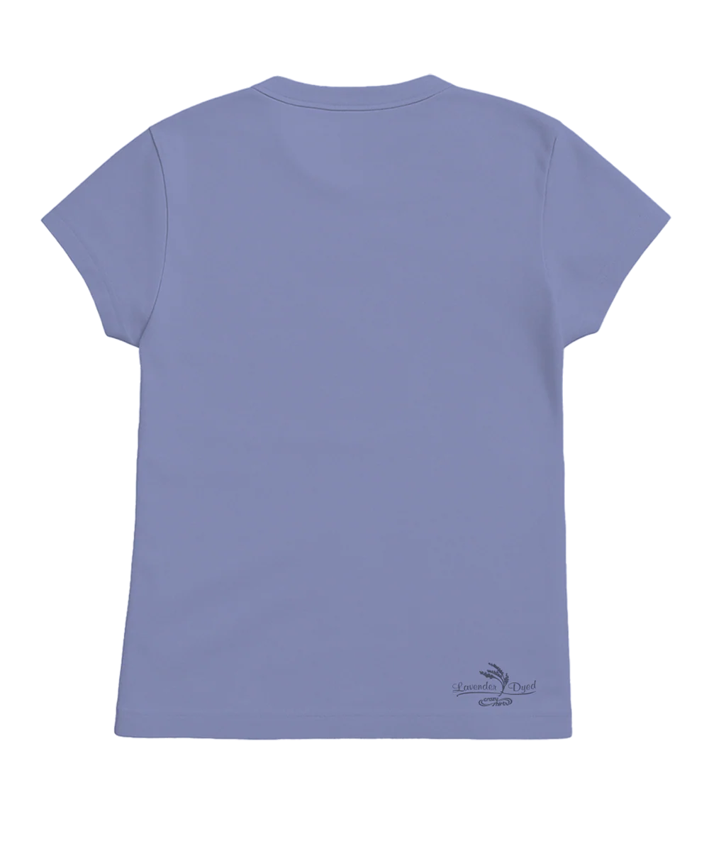Hanalei Dream - Lavender Dyed Short Sleeve Crewneck T-Shirt - Image 4