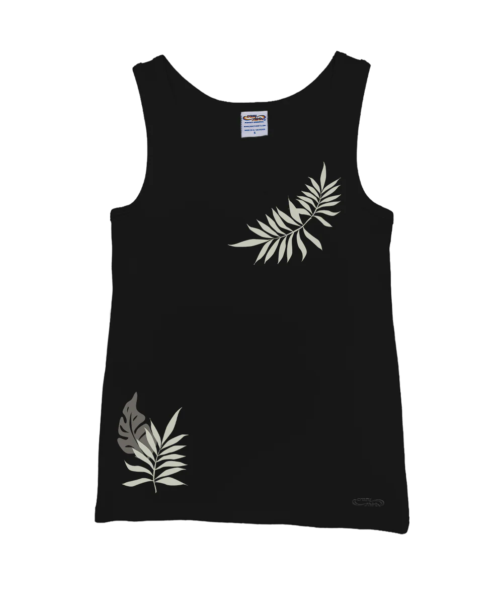 Rainforest Iki - Black Sleeveless Island Breeze Tank