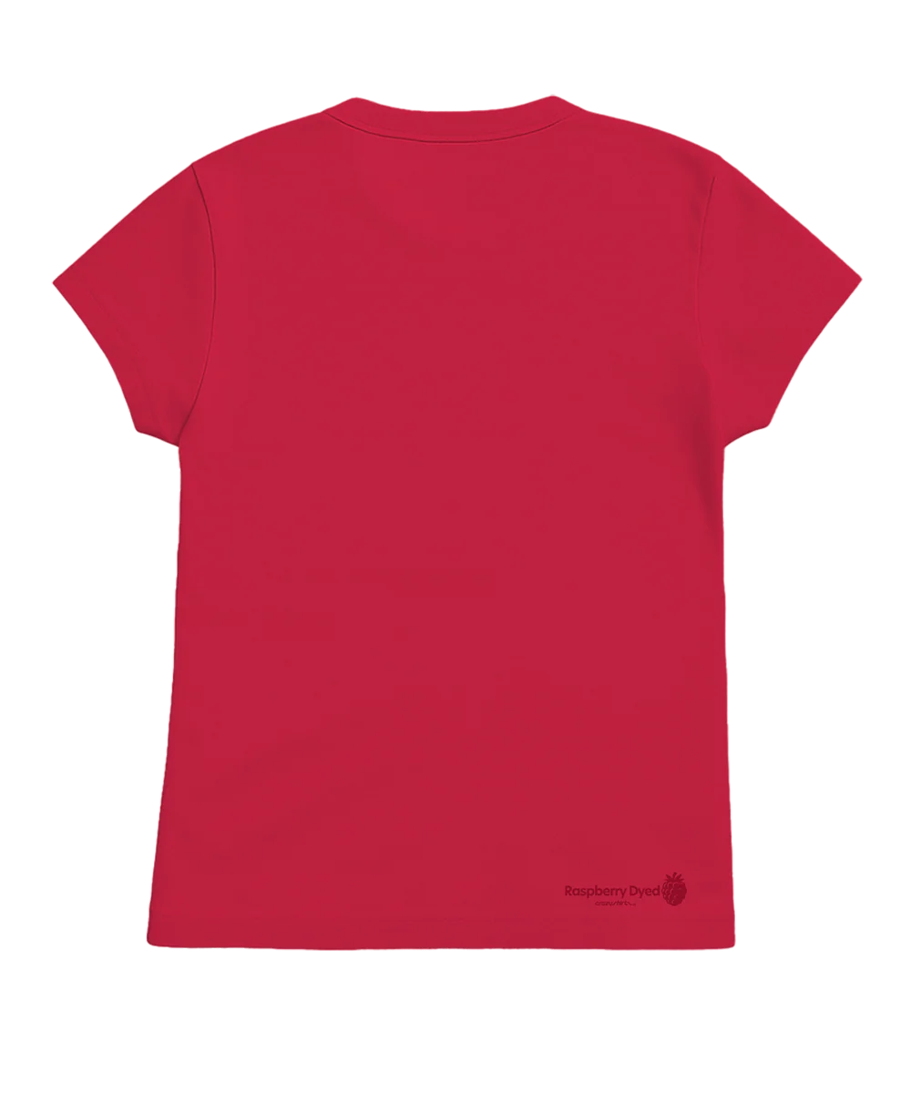 Sunset Lei - Raspberry Dyed Short Sleeve Crewneck T-Shirt - Image 4